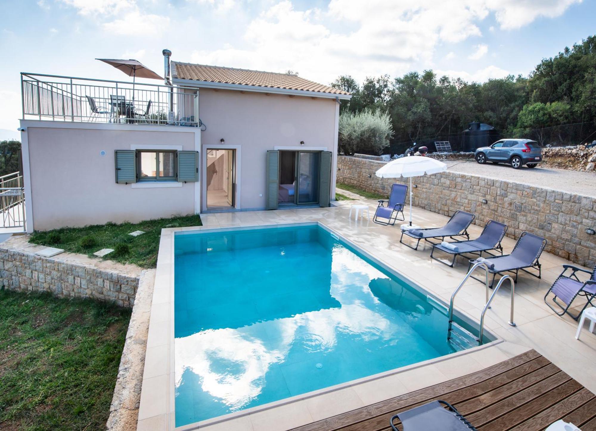 Villelia View Villas 1 Apolpaina Dış mekan fotoğraf